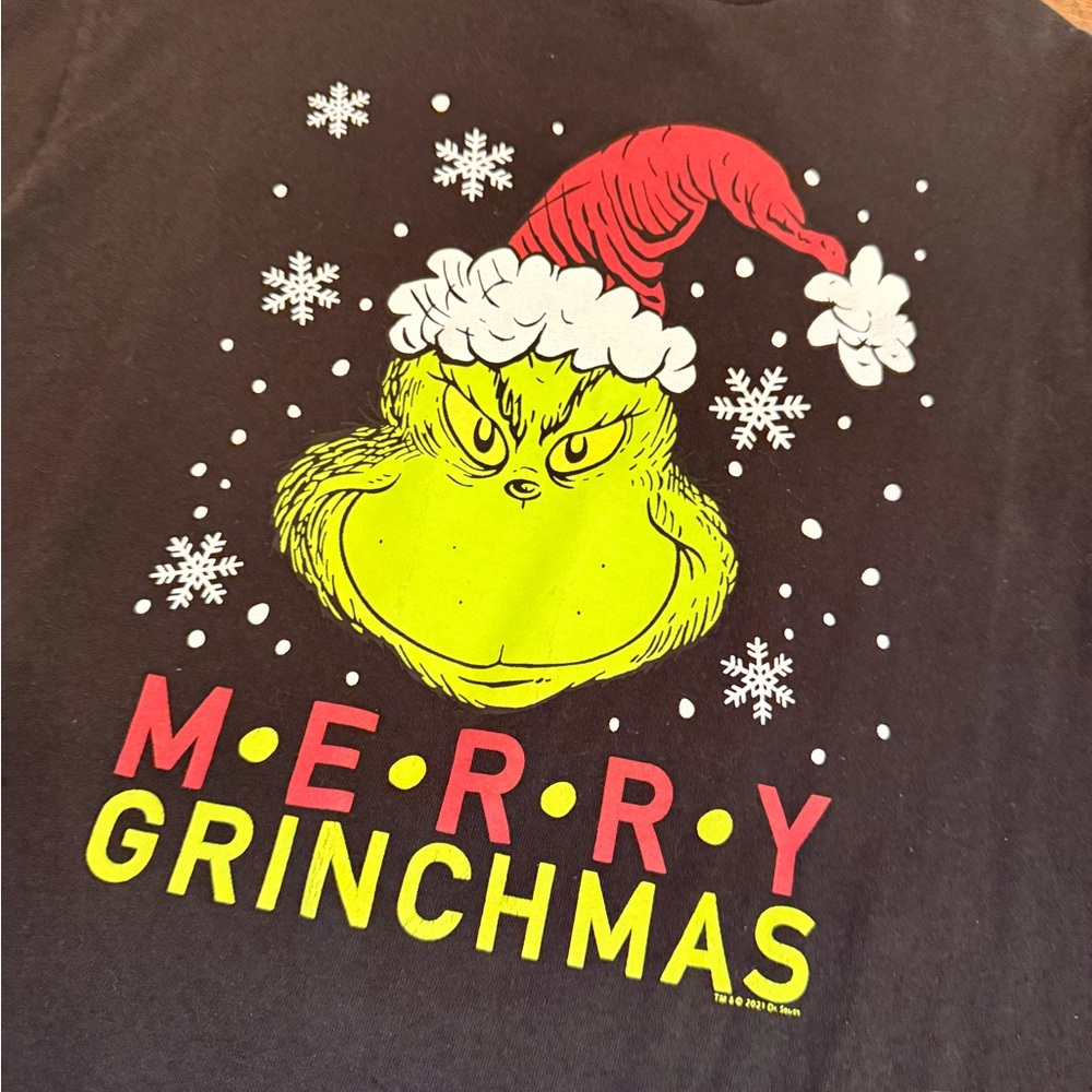 Merry Grinchmas Graphic Tee – Delta Pro Weight – Adult Large - Picture 3 of 7